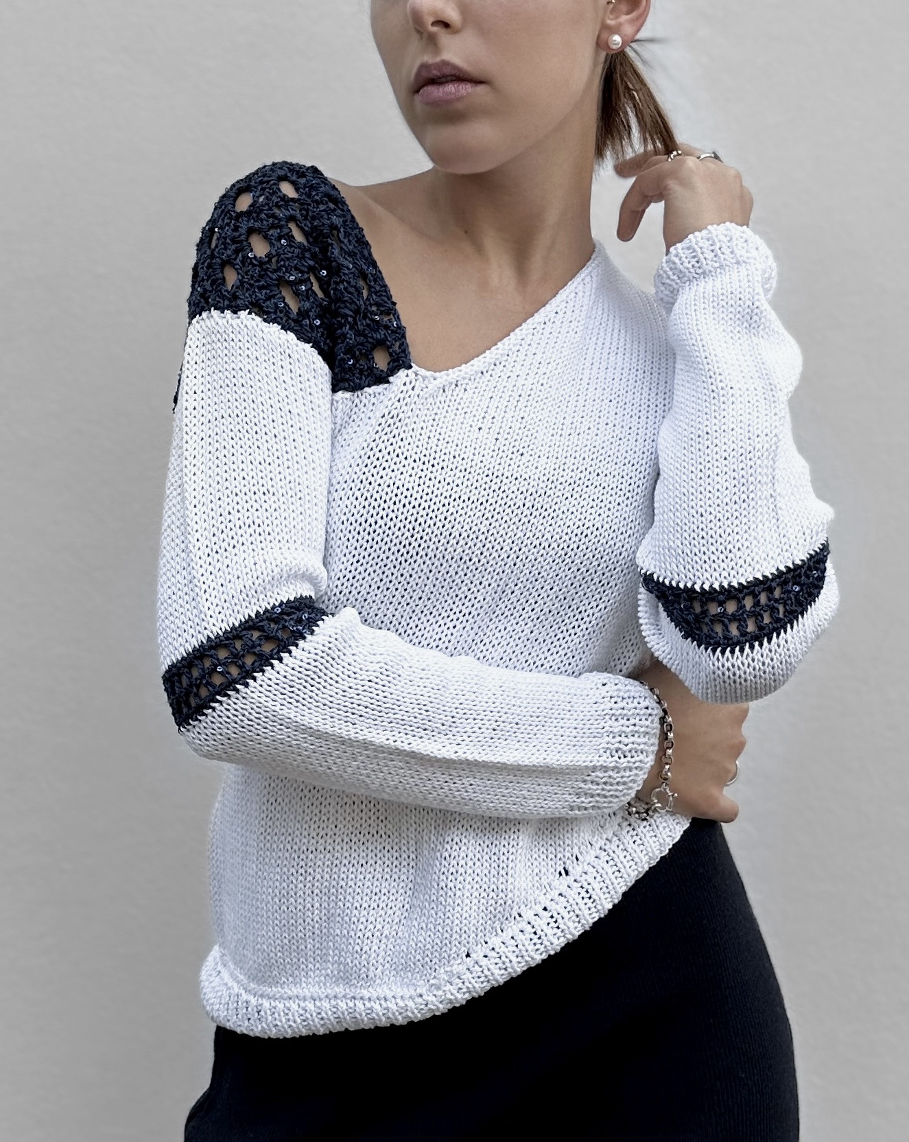 Navy Sweater